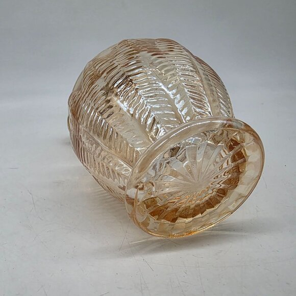 Vintage 1970’s Style Iridescent Glass Catalytic Fragrance Diffuser Lamp Peach & - Picture 4 of 4